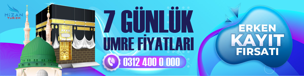 7 günlük umre fiyatları 2025 - 1 haftalık en ucuz umre