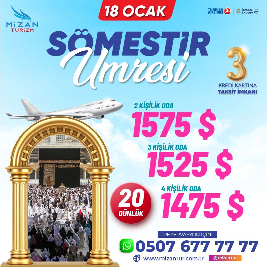 diyanet sömestr umre fiyatları - umre ne zaman - 20 günlük umre fiyatları