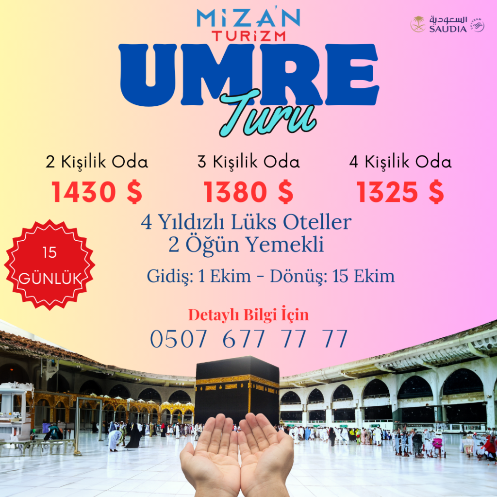 umre kaç tl-umre fiyat-15 günlük umre fiyatları