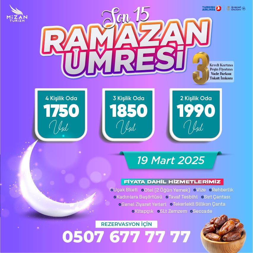 umre fiyatları 2025 - ramazan umresi 2025 diyanet fiyatları