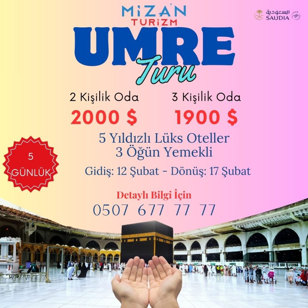 Lüks Umre Turu - Umre Ne Kadar - 2025 Umre Fiyatları Diyanet