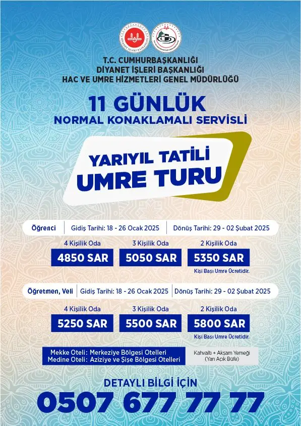 2024 diyanet umre fiyatları-diyanet sömestr umre fiyatları- en uygun umre turları