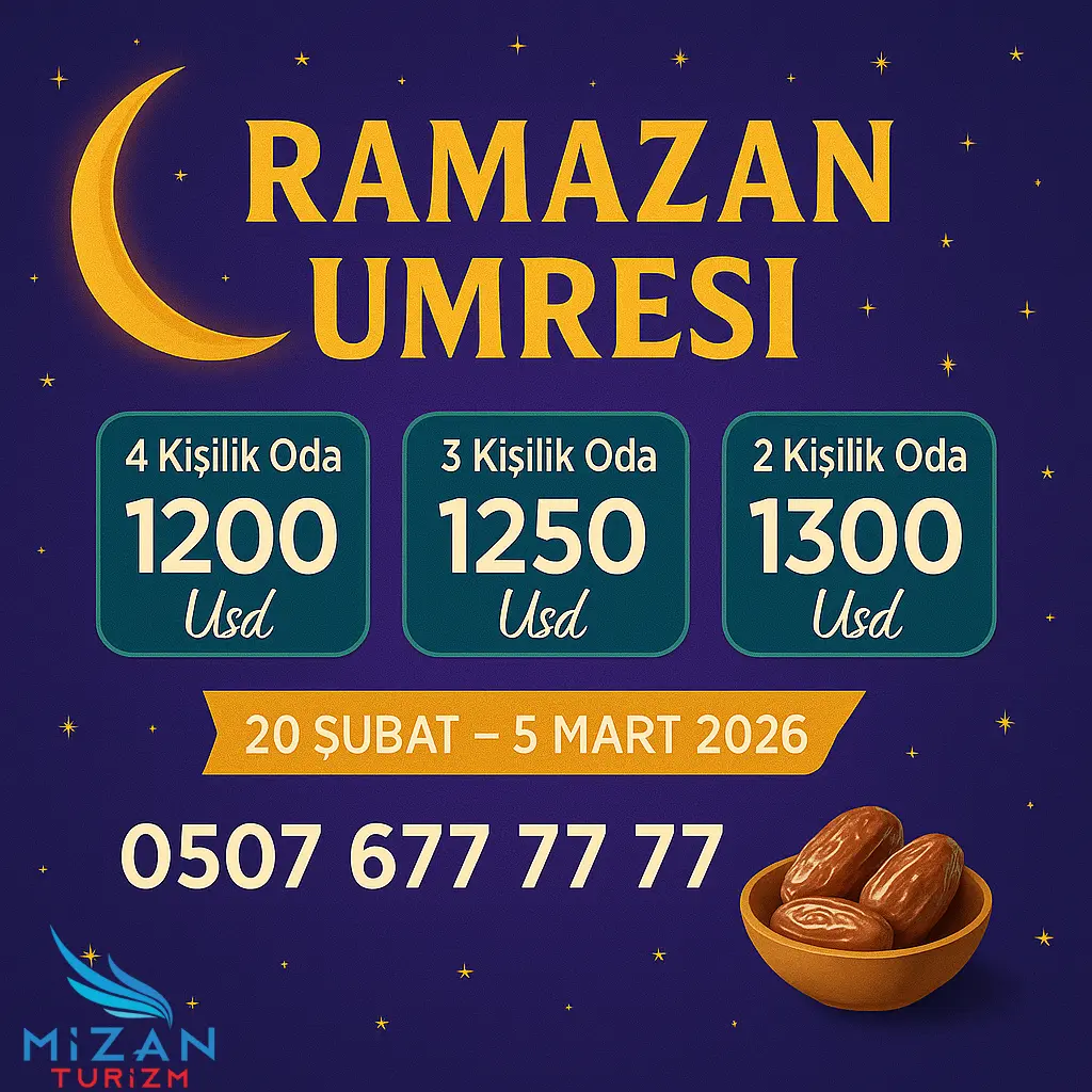ramazan umresi 15 günlük 20 şubat